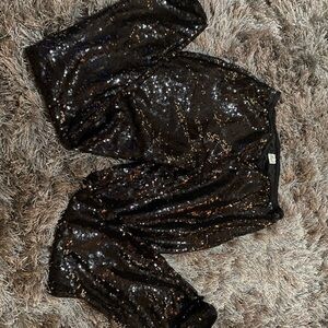 Like new black sparkly pants